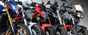 Moto roadster 600 à 800cc